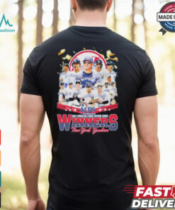 New York Yankees Team 2024 American League Division Series Winners Signatures T shirt