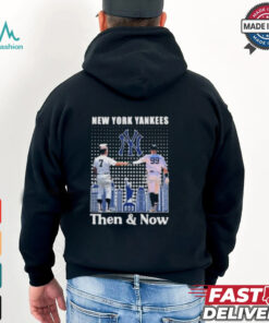 New York Yankees Then & Now Mickey Mantle And Aaron Judge Signatures 2024 T shirt