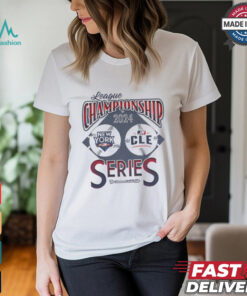 New York Yankees Vs Cleveland Guardians League Championship Series 2024 The Pennant Will Rise t shirt