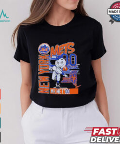 New York baseball Mr Met throw back shirt