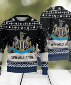 Newcastle United The Magpies England Premier League Christmas Ugly Sweater