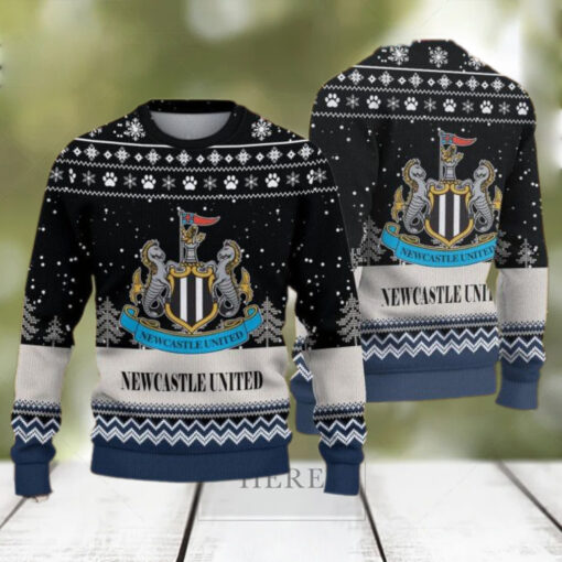 Newcastle United The Magpies England Premier League Christmas Ugly Sweater