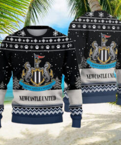 Newcastle United The Magpies England Premier League Christmas Ugly Sweater