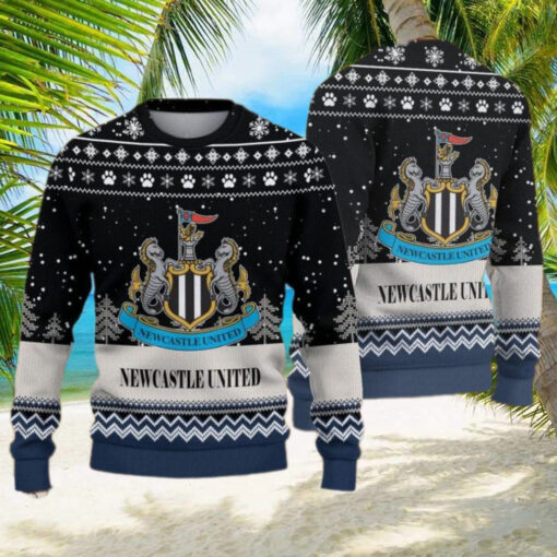 Newcastle United The Magpies England Premier League Christmas Ugly Sweater