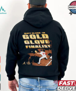 Nice Matt Olson Atlanta Braves Gold Glove Award Finalist 2024 T shirt
