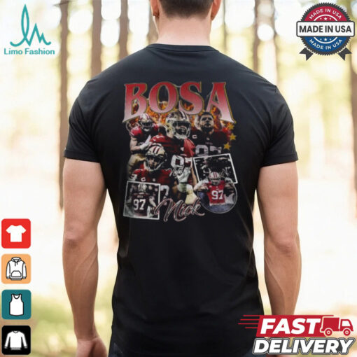 Nick Bosa Vintage 90s Fans Gift T Shirt