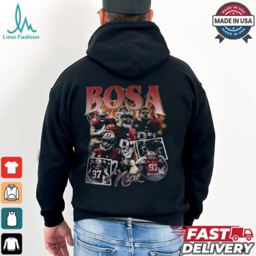 Nick Bosa Vintage 90s Fans Gift T Shirt