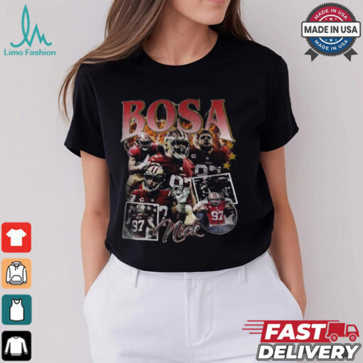Nick Bosa Vintage 90s Fans Gift T Shirt