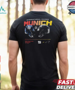 Nike Black New York Giants vs. Carolina Panthers International Games Munich 2024 T Shirt
