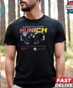 Nike Black New York Giants vs. Carolina Panthers International Games Munich 2024 T Shirt