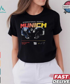 Nike Black New York Giants vs. Carolina Panthers International Games Munich 2024 T Shirt