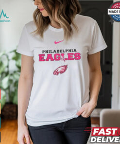 Nike Philadelphia Eagles Football Pink Out Tackle Breast Cancer Shirt