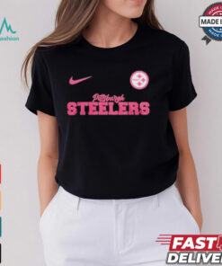 Nike Pittsburgh Steelers Football Pink Out Tackle Breast Cancer Shirt