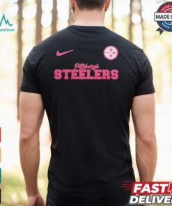Nike Pittsburgh Steelers Football Pink Out Tackle Breast Cancer Shirt