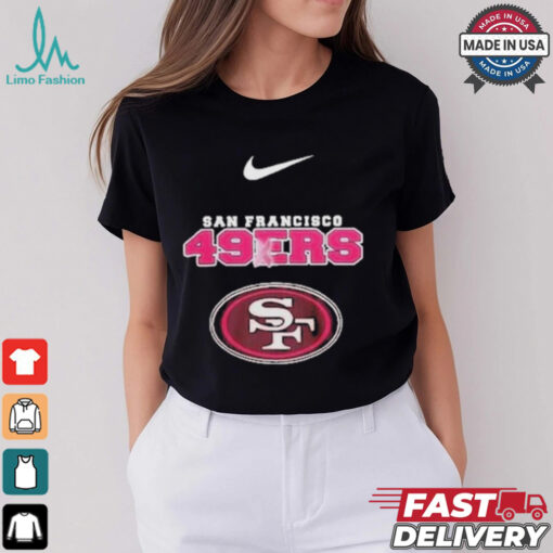 Nike San Francisco 49ers Football Pink Out Tackle Breast Cancer Shirt