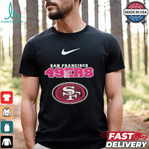 Nike San Francisco 49ers Football Pink Out Tackle Breast Cancer Shirt