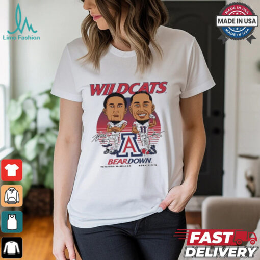 Noah Fifita And Tetairoa Mcmillan Arizona Wildcats Football T Shirt