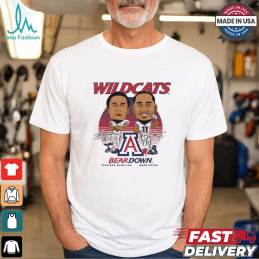 Noah Fifita And Tetairoa Mcmillan Arizona Wildcats Football T Shirt