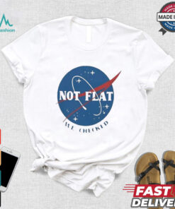 Not Flat We Checked Logo T shirt