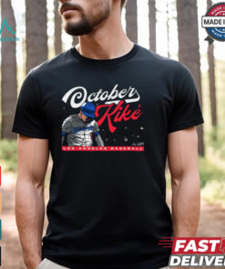 October Kiké Hernandez Bootleg Los Angeles Dodgers Baseball t shirt