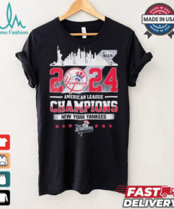 Official 2024 American League Champions New York Yankees T Shirt