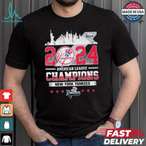 Official 2024 American League Champions New York Yankees T Shirt