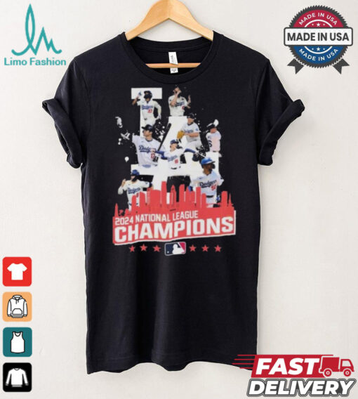 Official 2024 National League Champions Los Angeles Dodgers Shirt