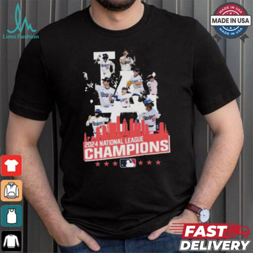 Official 2024 National League Champions Los Angeles Dodgers Shirt