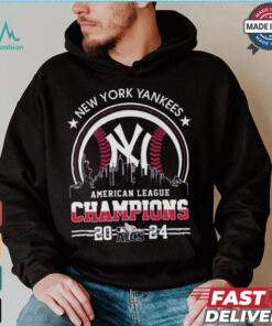 Official American League Champions MLB New York Yankees 2024 Skyline World Champions Shirt