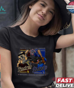 Official American League Divisional San Diego Padres vs Los Angeles Dodgers mascot shirt