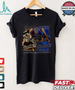 Official American League Divisional San Diego Padres vs Los Angeles Dodgers mascot shirt