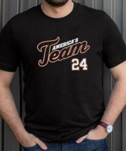Official America's Team 24 Classic Sports Style T shirt