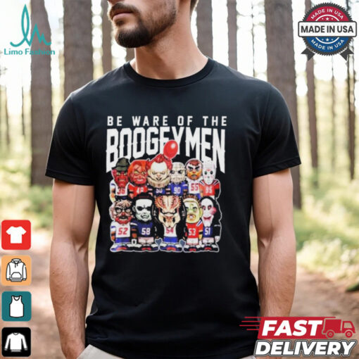 Official Beware Of The Boogeymen Halloween Characters T Shirt