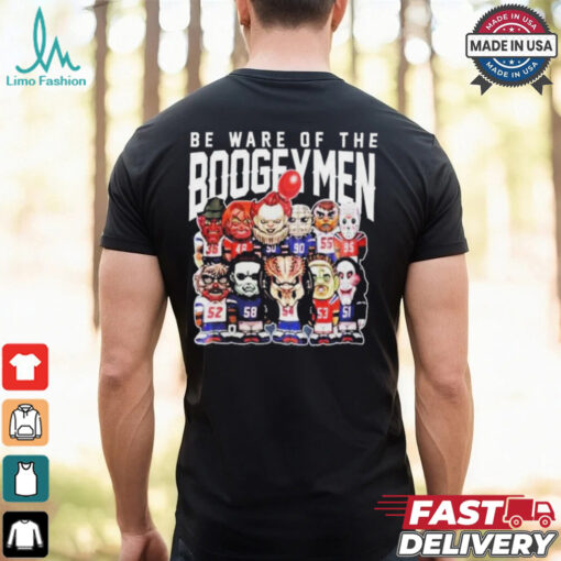 Official Beware Of The Boogeymen Halloween Characters T Shirt