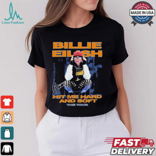 Official Billie Eilish Hit Me Hard And Soft The Tour 2024 Signature Shirt