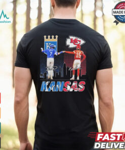 Official Bobby Witt Jr X Patrick Mahomes Kansas 2024 T shirt