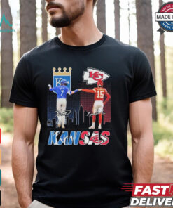Official Bobby Witt Jr X Patrick Mahomes Kansas 2024 T shirt