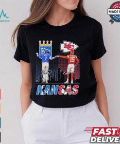 Official Bobby Witt Jr X Patrick Mahomes Kansas 2024 T shirt