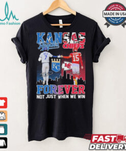 Official Bobby Witt Jr X Patrick Mahomes Kansas City Forever Not Just When We Win Shirt