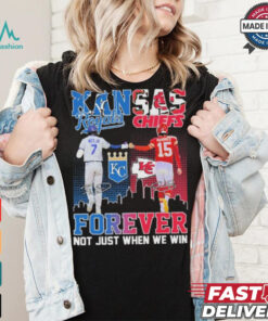 Official Bobby Witt Jr X Patrick Mahomes Kansas City Forever Not Just When We Win Shirt