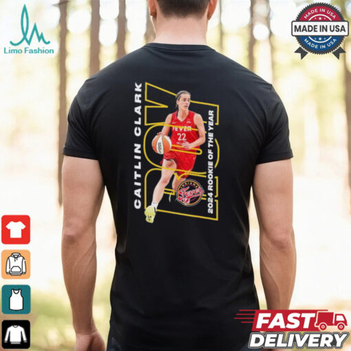 Official Caitlin Clark Indiana Fever 2024 Wnba Rookie Of The Year Shirt