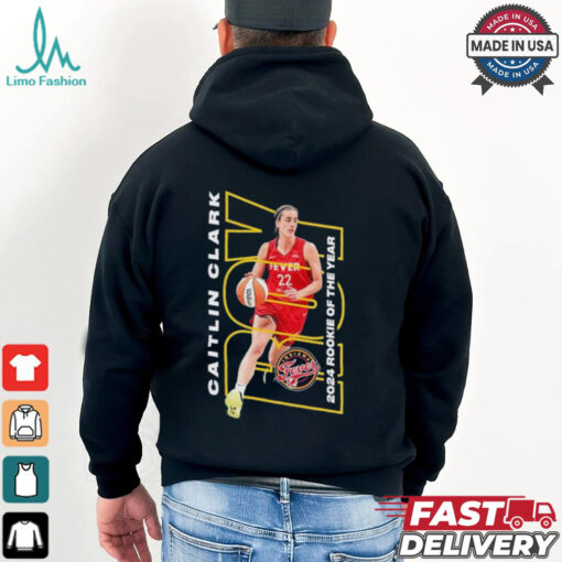 Official Caitlin Clark Indiana Fever 2024 Wnba Rookie Of The Year Shirt