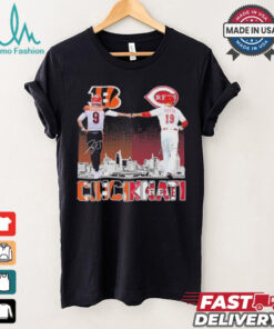 Official Cincinnati Bengals 2024 Joseph Burrow Cincinnati Reds Joey Votto T Shirt