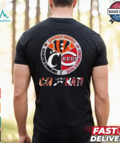 Official Cincinnati Bengals Reds Bearcats City Of Champions Logo 2024 T Shirt