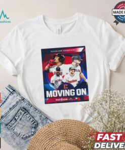 Official Cleveland Guardians MLB Moving On Postseason 2024 Poster t shirt