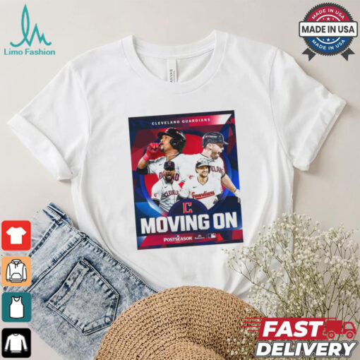 Official Cleveland Guardians MLB Moving On Postseason 2024 Poster t shirt