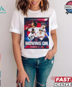 Official Cleveland Guardians MLB Moving On Postseason 2024 Poster t shirt