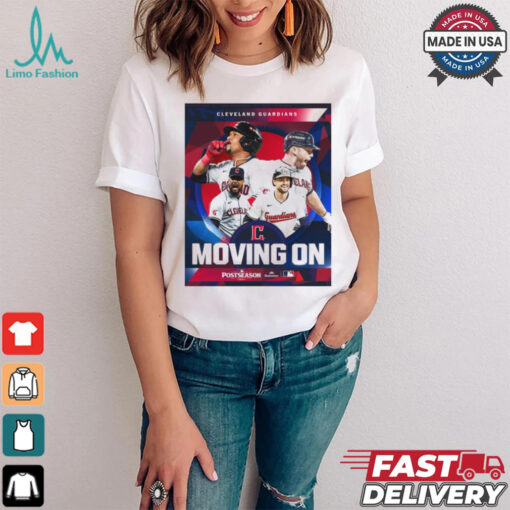 Official Cleveland Guardians MLB Moving On Postseason 2024 Poster t shirt
