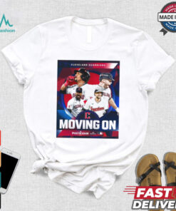 Official Cleveland Guardians MLB Moving On Postseason 2024 Poster t shirt