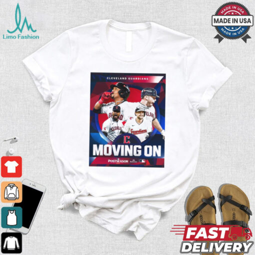 Official Cleveland Guardians MLB Moving On Postseason 2024 Poster t shirt